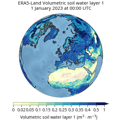 ERA5-Land monthly averaged data from 1950 to present