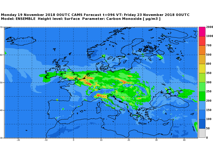 CAMS European air quality forecasts