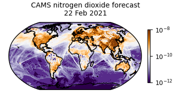 CAMS global atmospheric composition forecasts