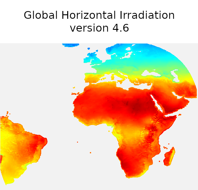 CAMS gridded solar radiation