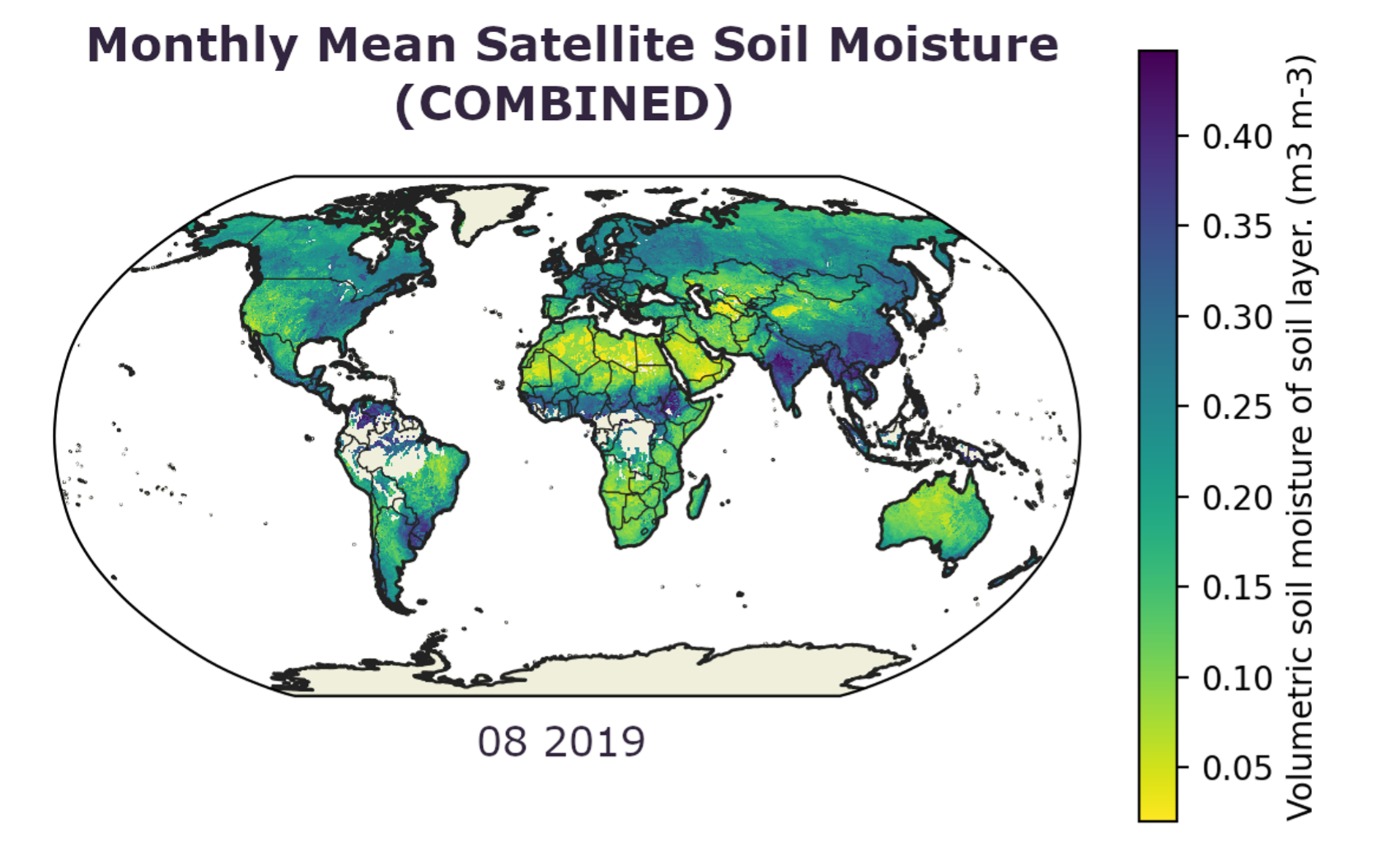 Soil moisture gridded data from 1978 to present