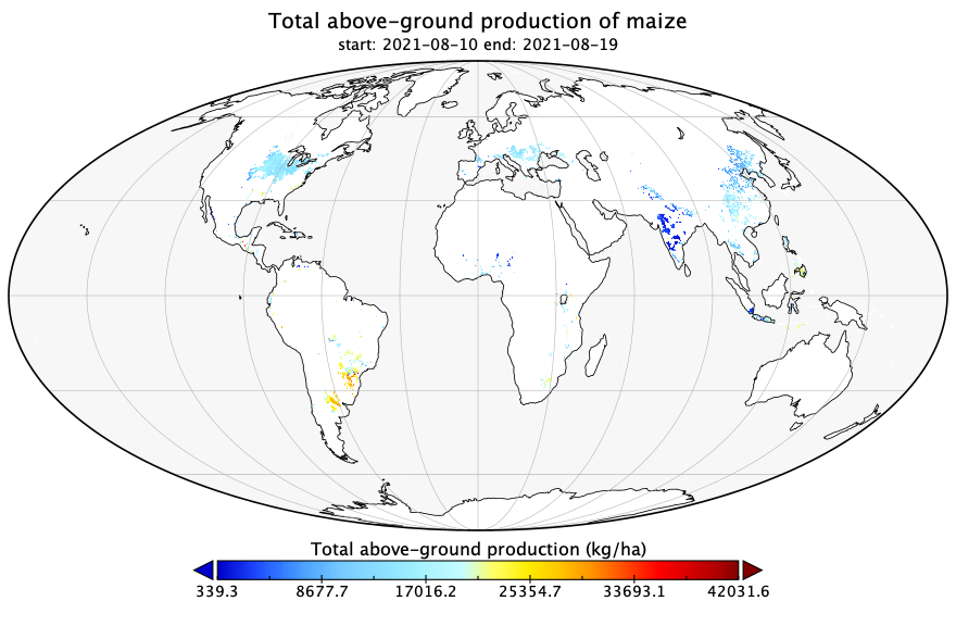 Crop productivity and evapotranspiration indicators from 2000 to present derived from satellite observations