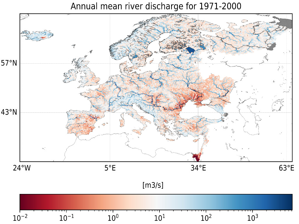 Multi-model seasonal forecasts of river discharge for Europe from January 2021 to present